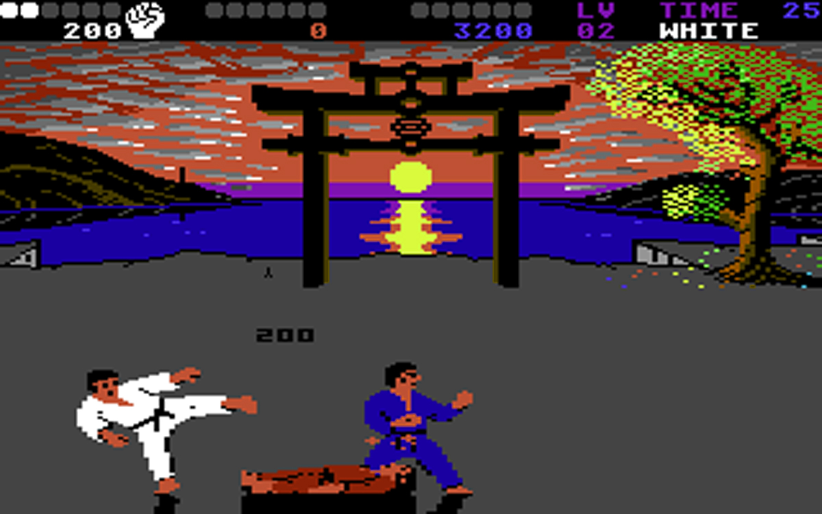 screenshot of International Karate+ game