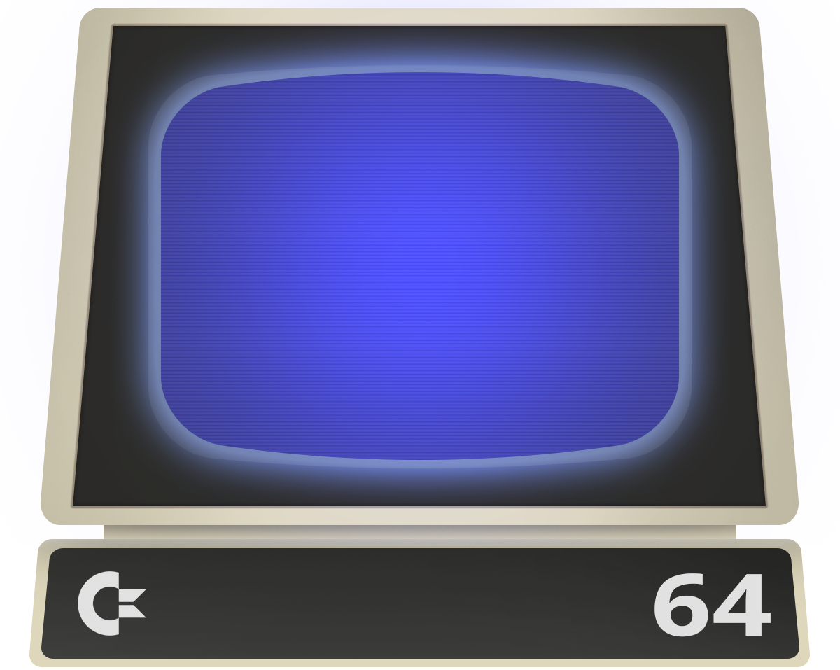 Picture of commodore educator 64 with text saying: SEARCHING FOR “PROGRAM underscore NAME” LOADING READY. and a blinking cursor 